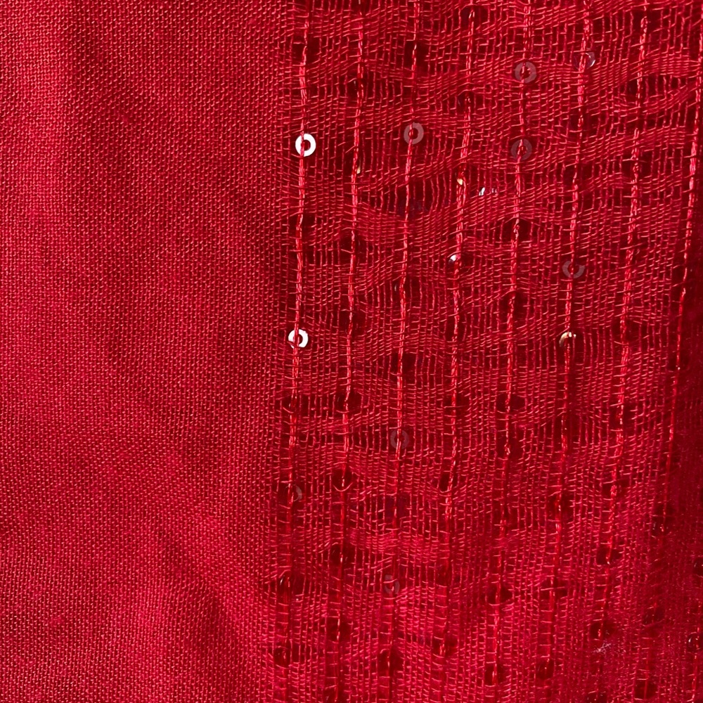 Christopher & Banks Red Infinity Scarf - Picture 3 of 6